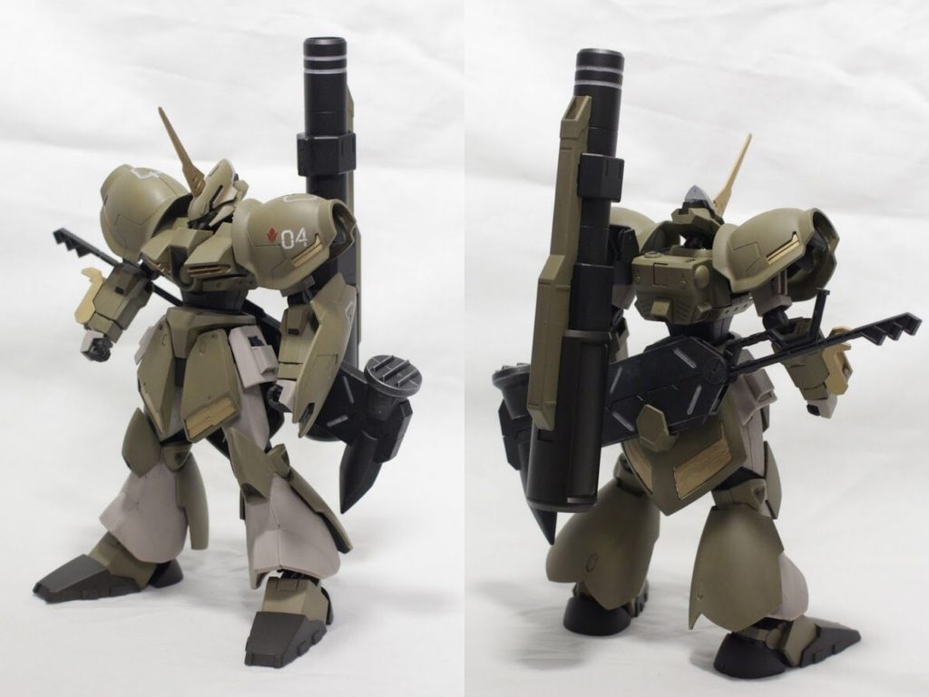 前後写真。可動範囲拡大と併せてプロポーション改修もしています。かなり身長が伸びました。