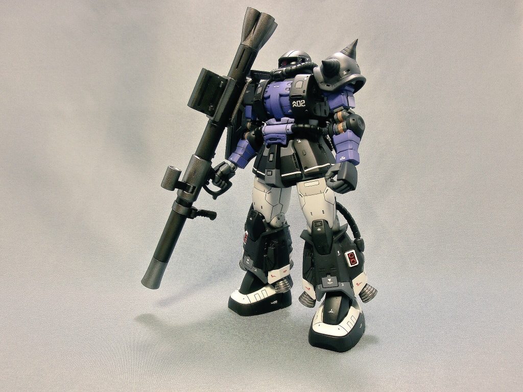 HG オリジン版黒い三連星ザクⅡ–2枚目/制作者：たくやん←Gプラモ型(じぃぷら)