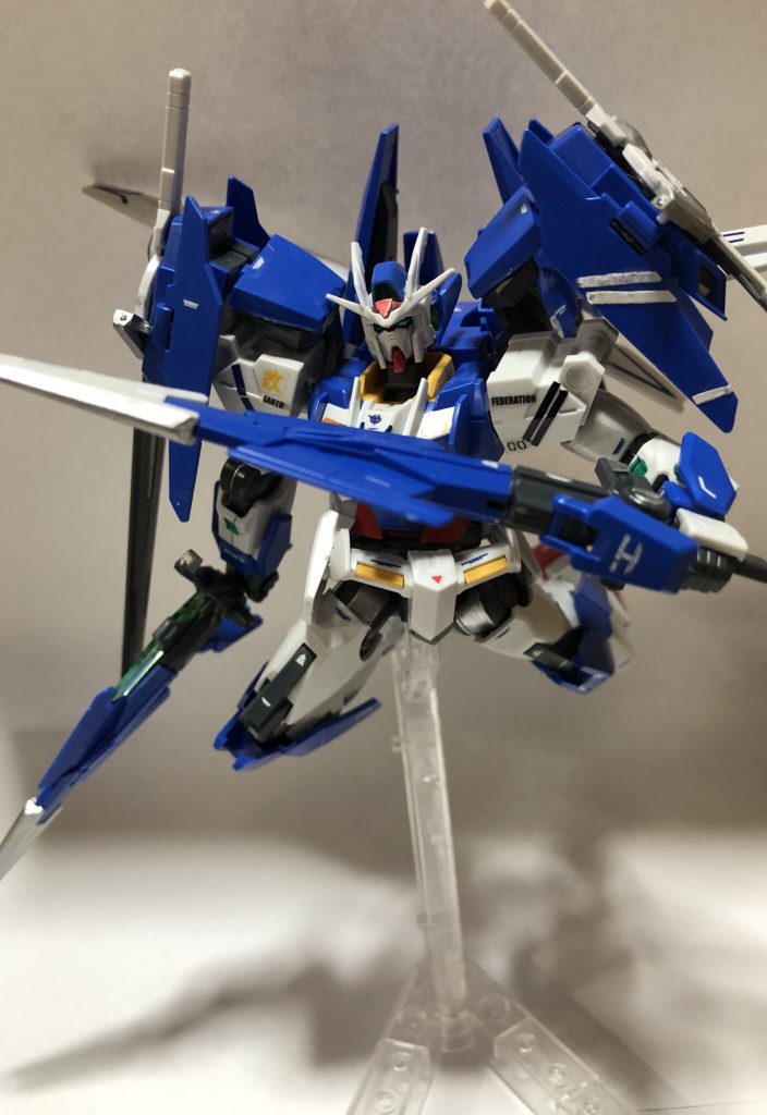 キービジュアルっぽく
分かりずらいけどソードも塗装してます。