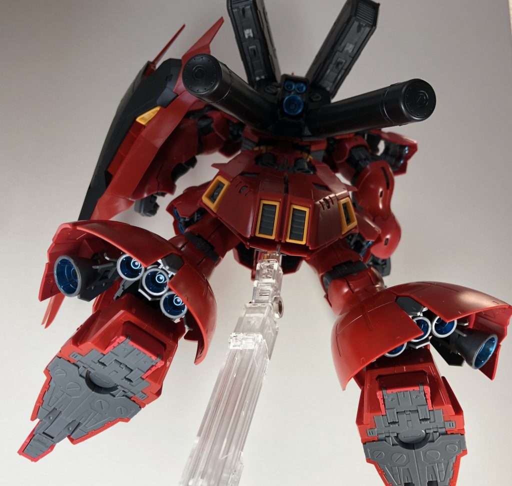 バーニアを一部塗装。