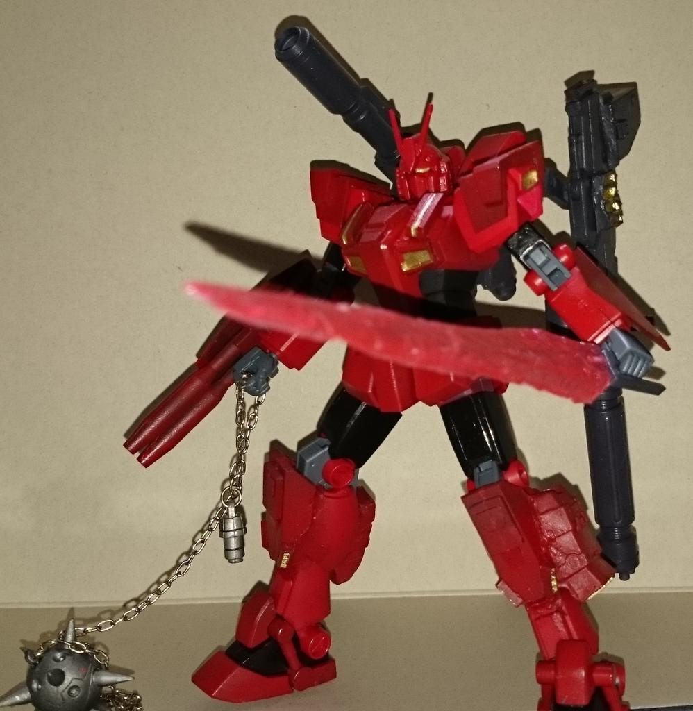 ビームソードはビームサーベルランナーパテで1/100ガンダムＤＸのものを複製