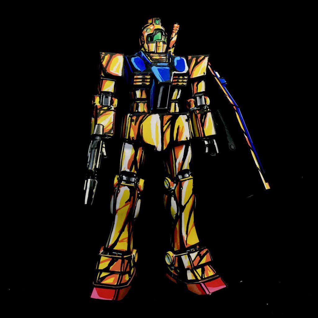 HGUC ジム・クワトロ専用機 （ジム式）イラスト風塗装–2枚目/制作者：ソネ