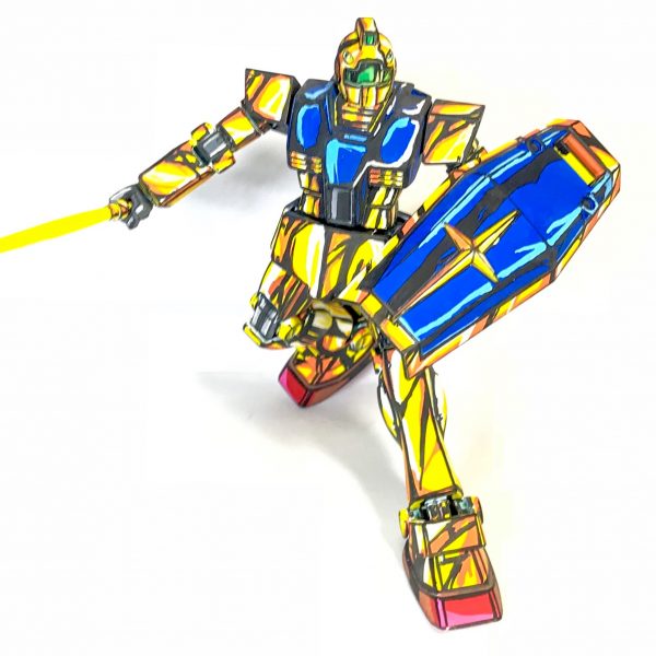 HGUC ジム・クワトロ専用機 （ジム式）イラスト風塗装