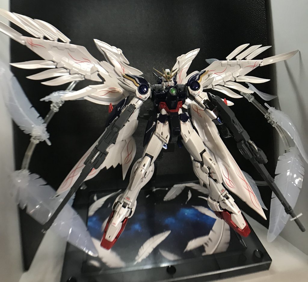 RG ウイングガンダムゼロ EW パール&メタリック塗装+拡張エフェクトユニット–6枚目/制作者:モルガナ