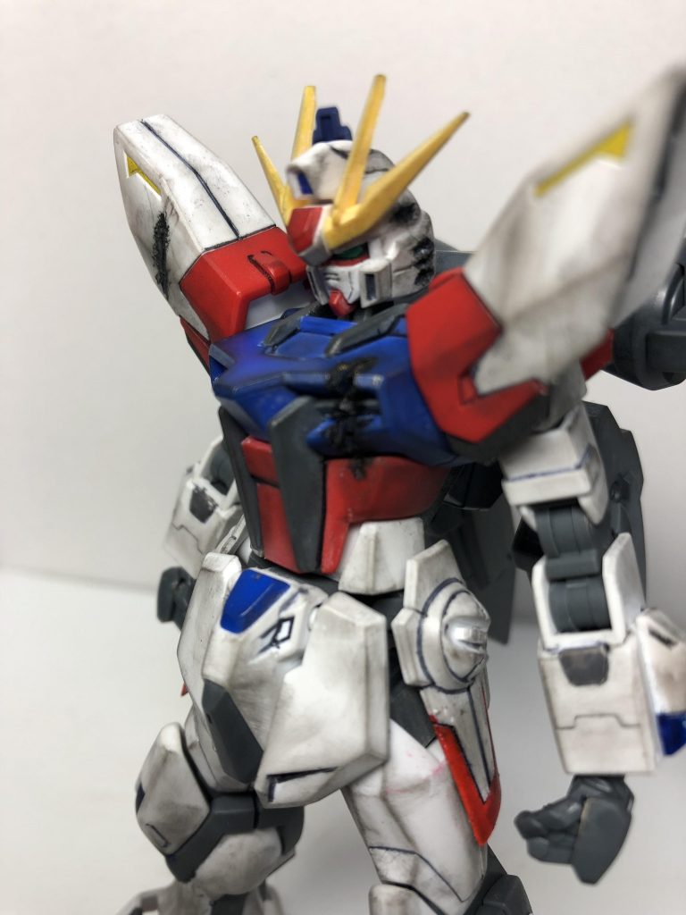 ダークマターに串刺しにされたところを表現しました