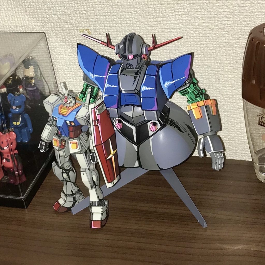 HGUC RX-78-2 ガンダム イラスト風塗装 〜めぐりあい宇宙〜–4枚目/制作者：ソネ