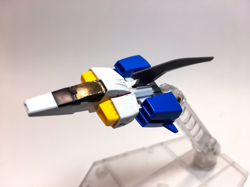 ## ストライカーポッド
ストライカー単独飛行時に、パイロットが乗る部分。
ポッド単独でも活動できるが、攻撃手段は無い。
本来はサラに乗ってもらう予定だったが、サラが操縦出来なかったため使用される事はほぼ無かった。