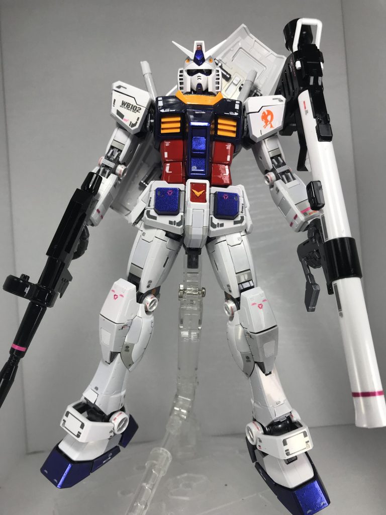 MG RX-78-2 ガンダム ver.3.0 パールとプリズム塗装仕上げ–4枚目/制作者:モルガナ