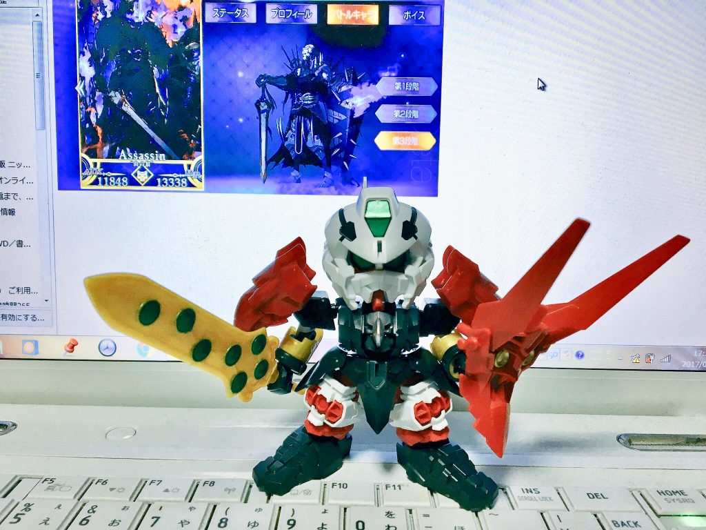 まずは転がっていたジャンクパーツから組み合わせ。ベースは魔竜剣士ゼロ+戦国アストレイとなります