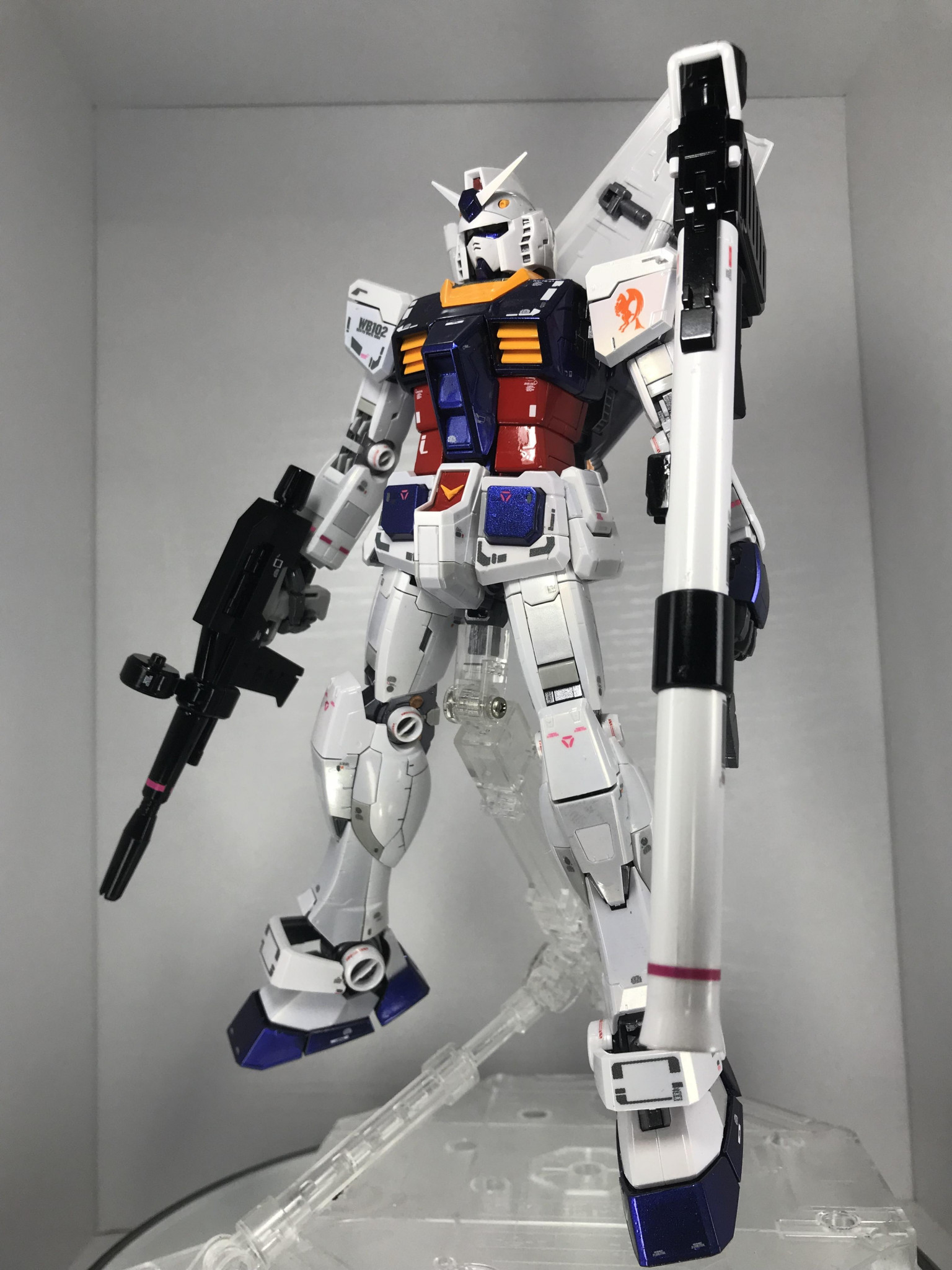 Mg Rx 78 2 ガンダム Ver 3 0 パールとプリズム塗装仕上げ モルガナさんのガンプラ作品 Gunsta ガンスタ