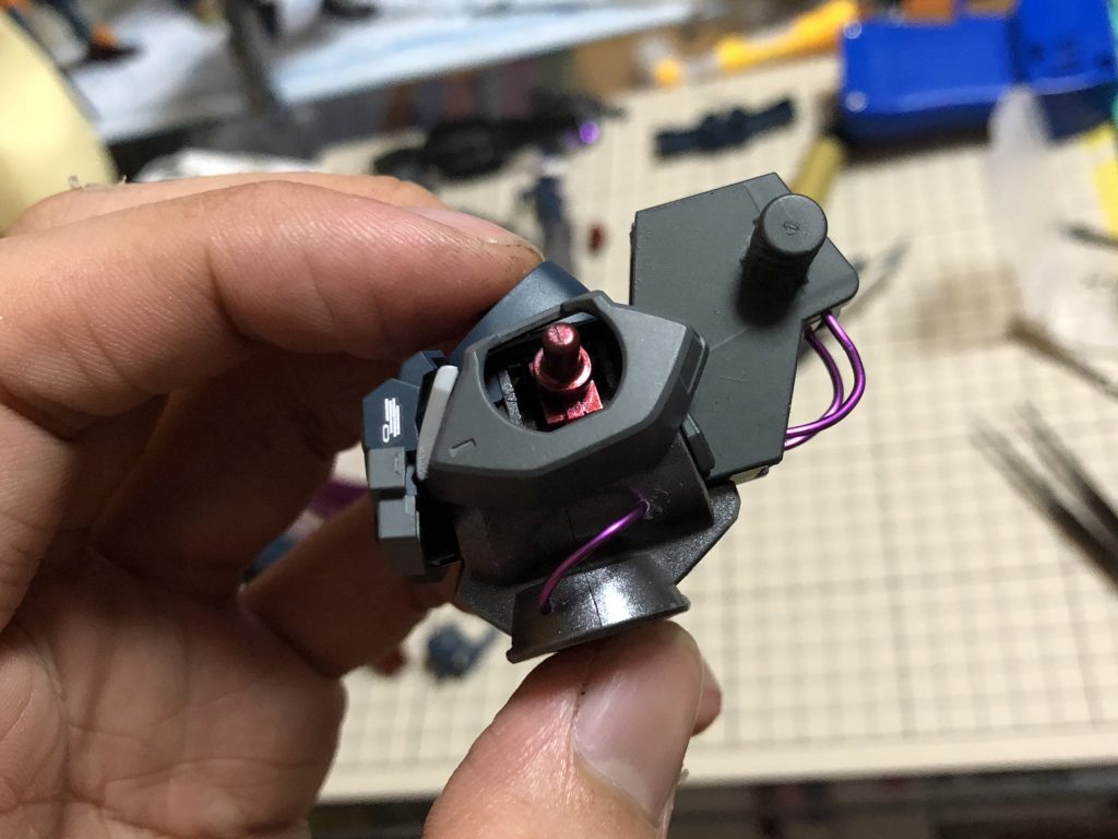 アルミワイヤーを通してGN粒子の最効率化風に