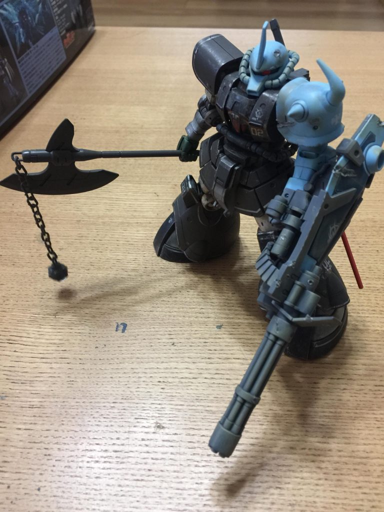 ザク陸戦特化実証機–3枚目/制作者：kou