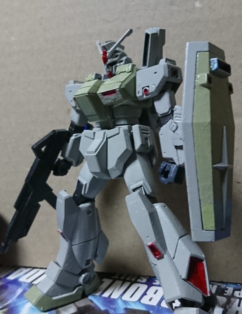 足と肩と腕のチョバムをパージ