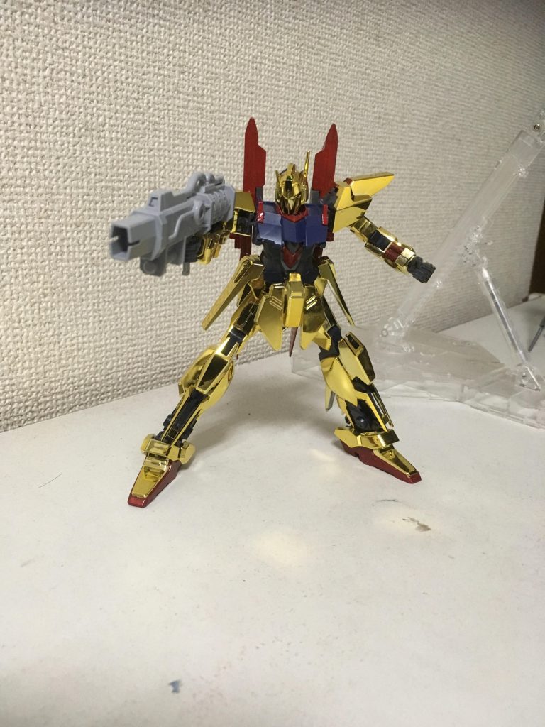 ビルダーパーツのバズーカ。
黒のほうが合うかなと最近思います。
ガシガシ動かしてたためか接地性が良くなったかと思います。