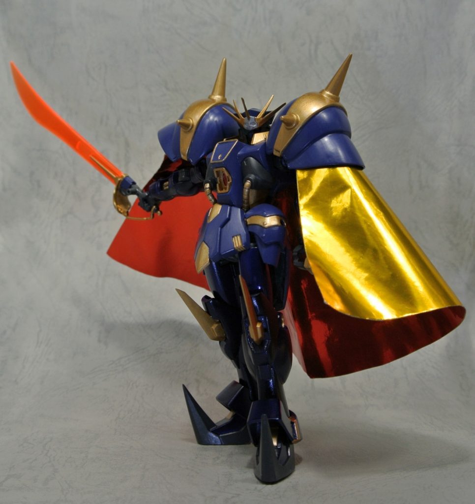 ビームコーティングマント(と言い張る)は薄めのクリアファイル＋アルミテープ0.05ミリ＋メタリック折り紙*2というめんどくさい構成