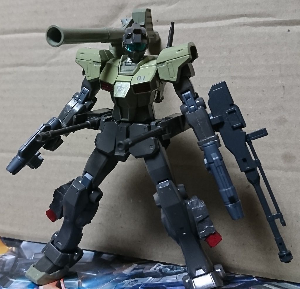 武装追加　脚部はいつものＧＦＦおゆまるランナーパテ複製