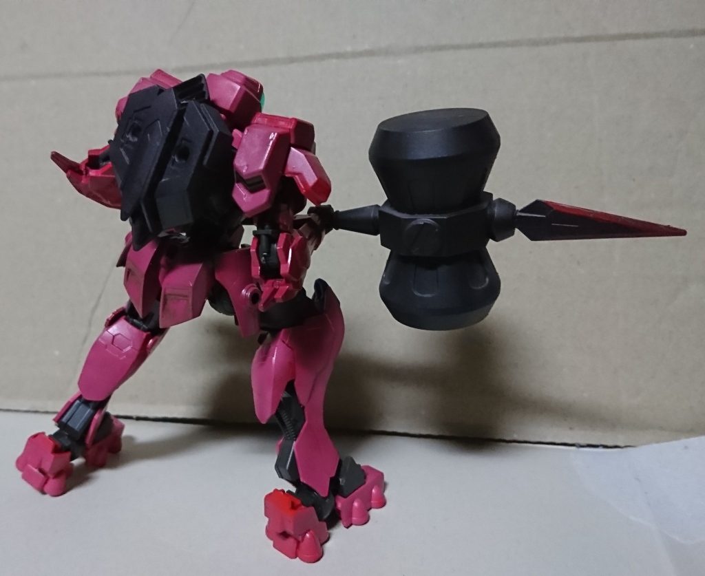 一応　鉄血の設定をある程採用しているためにオリジナルＧフレームは火器類の装備なし縛り（ＭＡに有効ダメージ出せないため）　