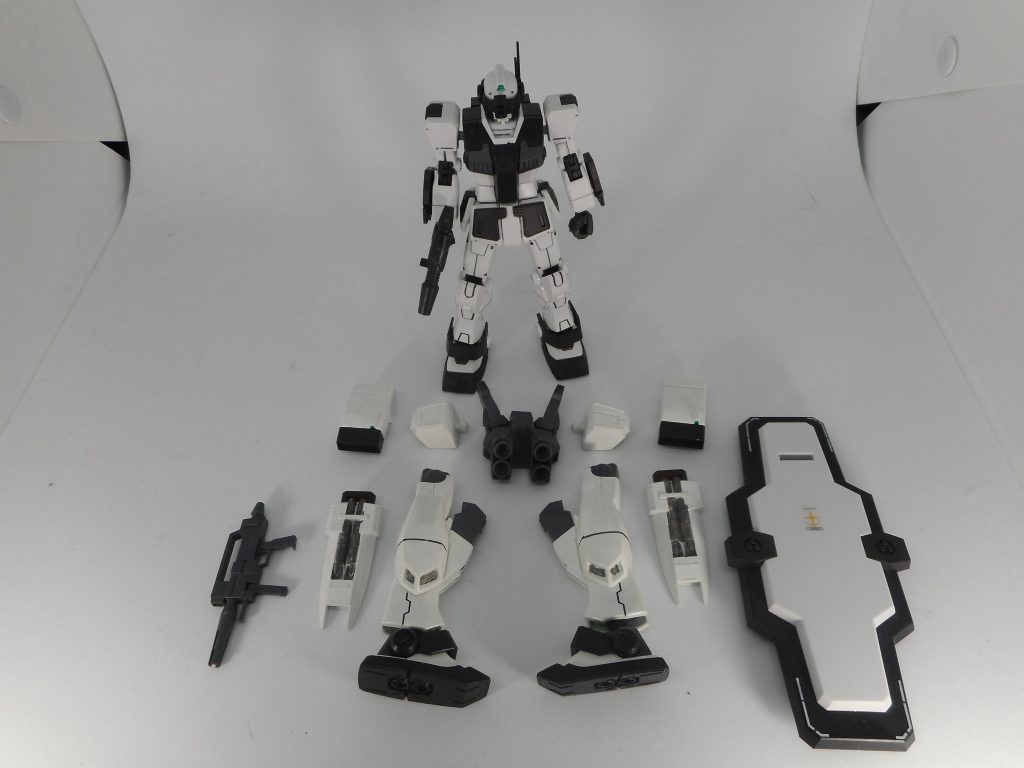 ジムⅢのパーツと並べて