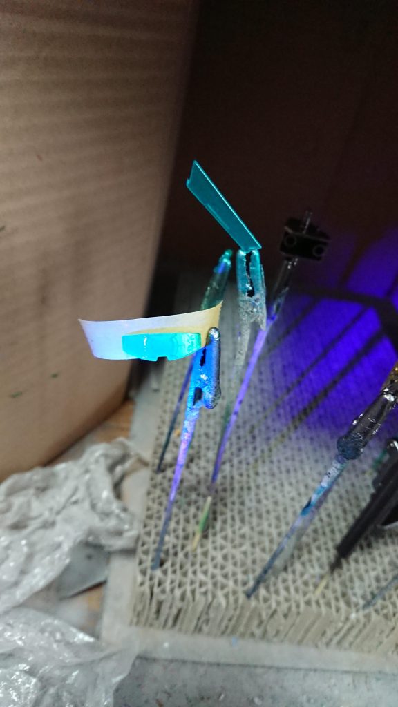 オマケ2 フォロスクリーンも蛍光塗装してたけど、可動域狭まって邪魔臭くて付けませんでしたwww