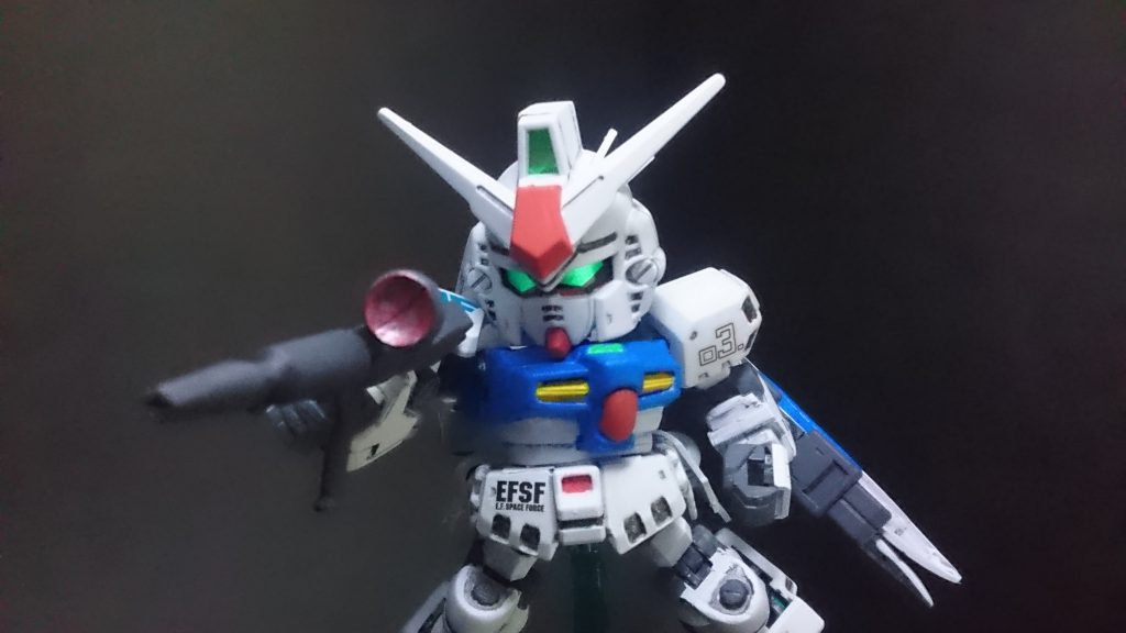 ライフルは、無加工です