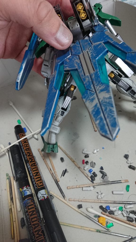 オマケ1 実は脚裏にコーションデカール貼ってますw