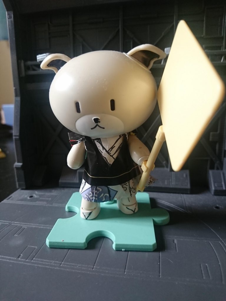 袴のプチッガイはドッグコスの物を使用
プラカードはオレンジピコのモノから拝借しております(n‘∀‘)η
