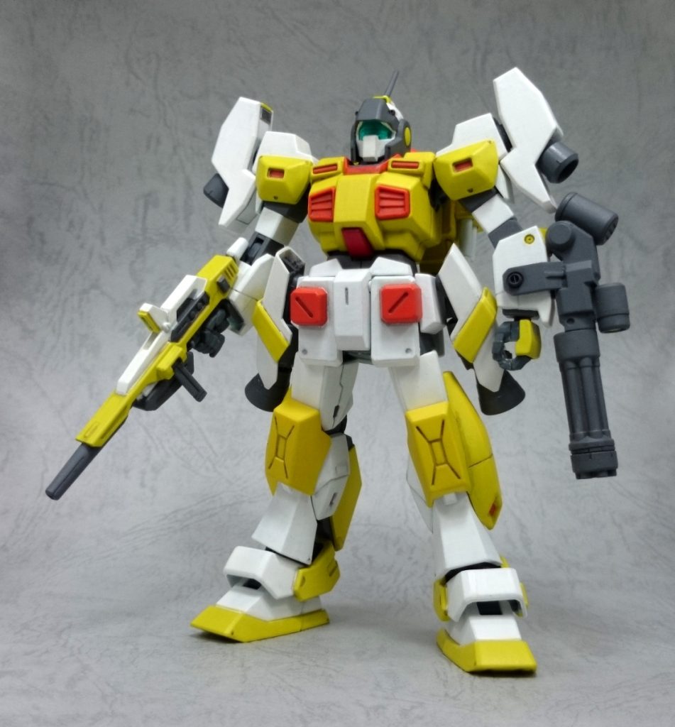 ガンプラバトルする用の機体として制作しています
最初の状態で勝てなくて火力と推力をマシマシにしてピーキーになっちゃった素人の図