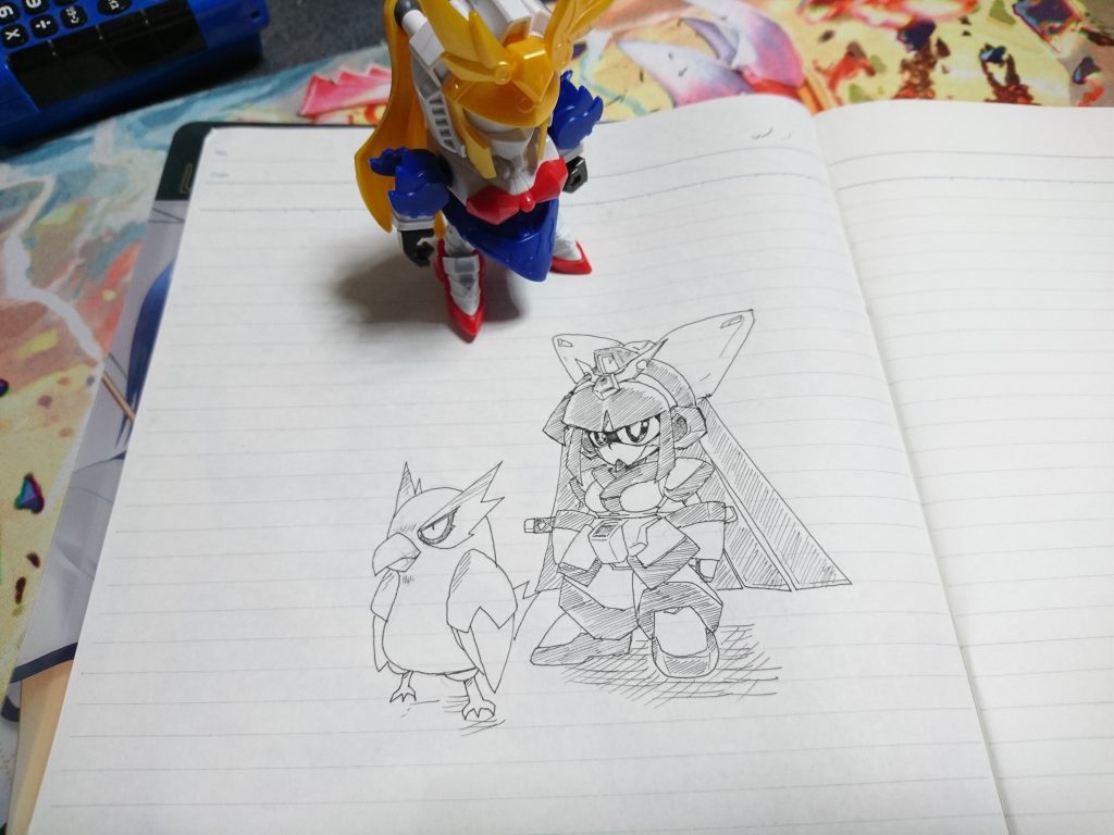 普段イラスト起こしてから作る事は無いのですがこの時は気合い入れてやってました