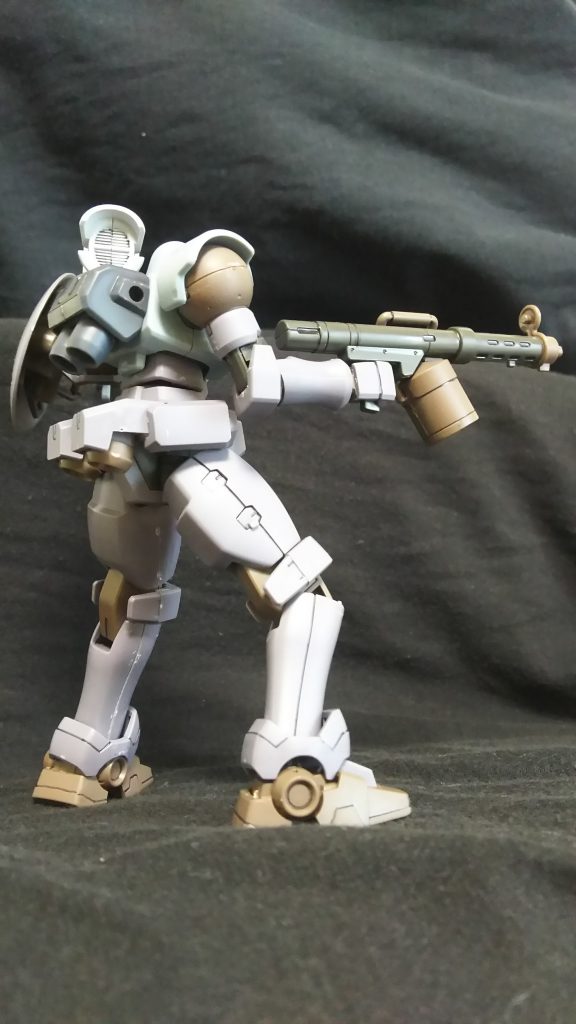 後ろから。(ウェザリング仕上げ前)