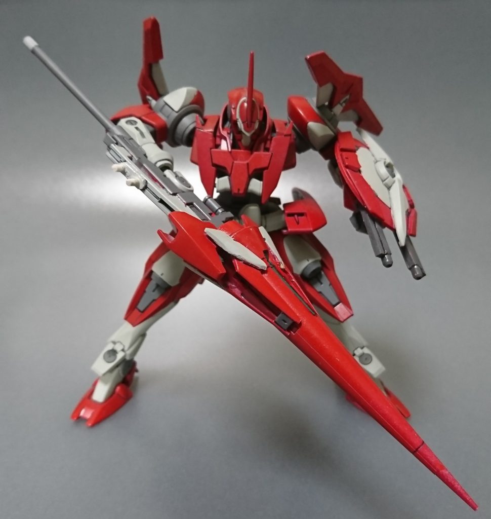 GNランスカスタムは状況に応じてランスとシールドを分離して運用できる。
実はガンプラバトルを想定して作りました。
以上です。閲覧ありがとうございました。