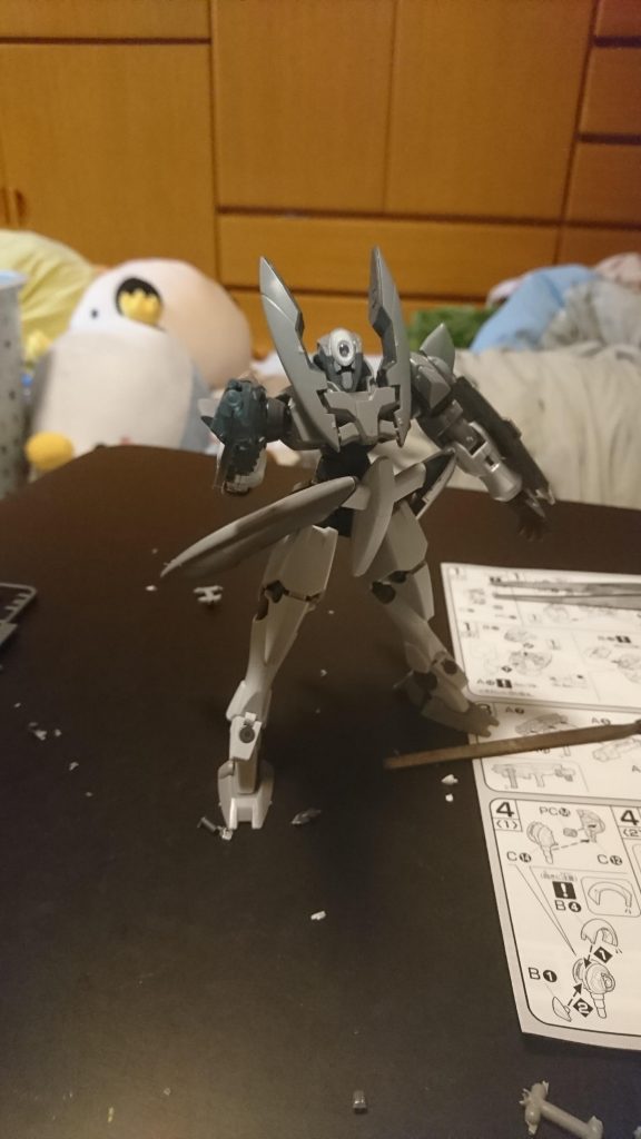 ＧＮビームライフルショートバレルでのポージング