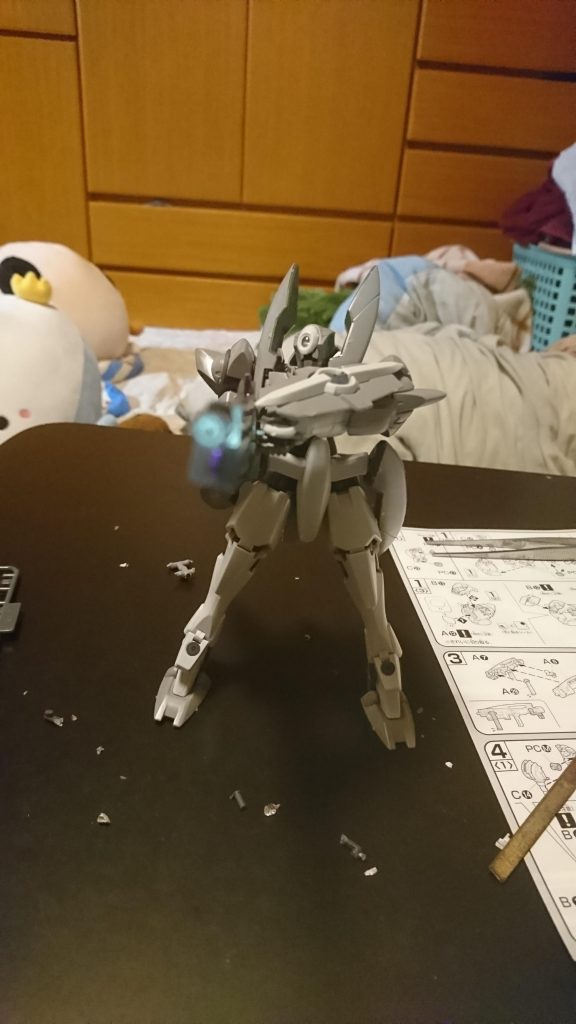 ＧＮビームライフルロングバレルでのポージング