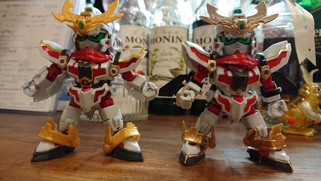 素組と部分塗装の比較