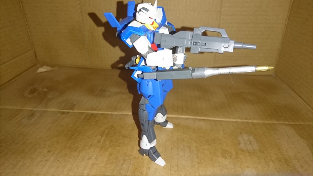 ドッズライフル
 機体の武装に合わせた設計で持ち手の下部分をカット