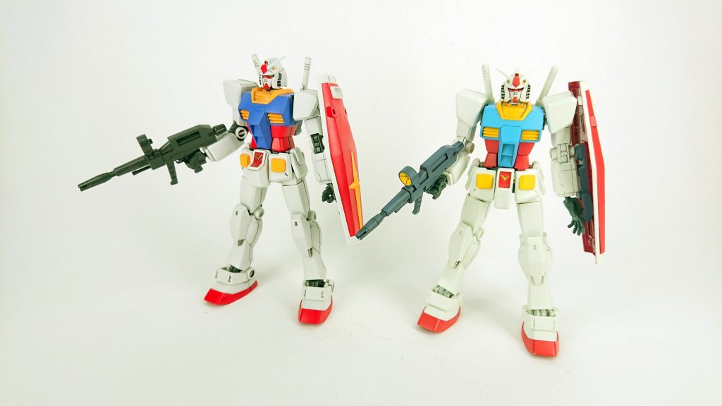 以前に製作した同じキット。
色が薄いと弱そうに感じます(笑)