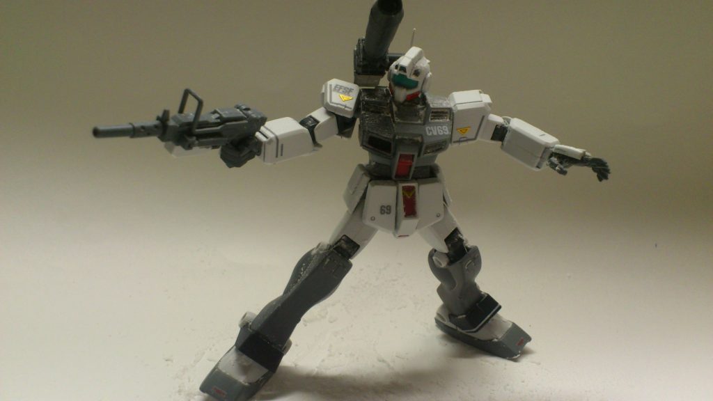 武装は個人的な好みで100mmマシンガンに変更してあります