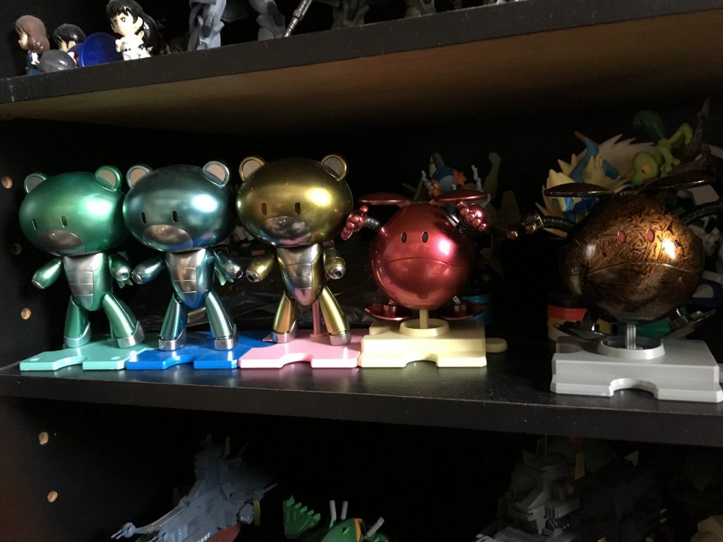 うちのプチッガイとハロたち
塗装のテストに使われています(^^;;