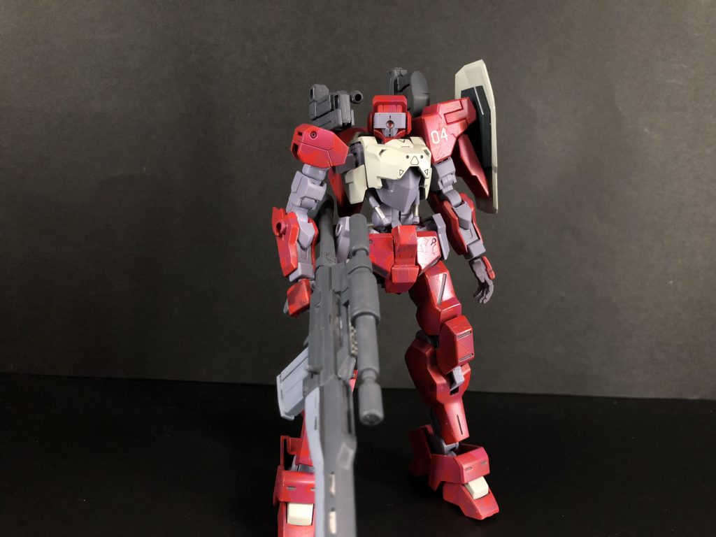 スコープを使わないときは折りたたんでしまいます。