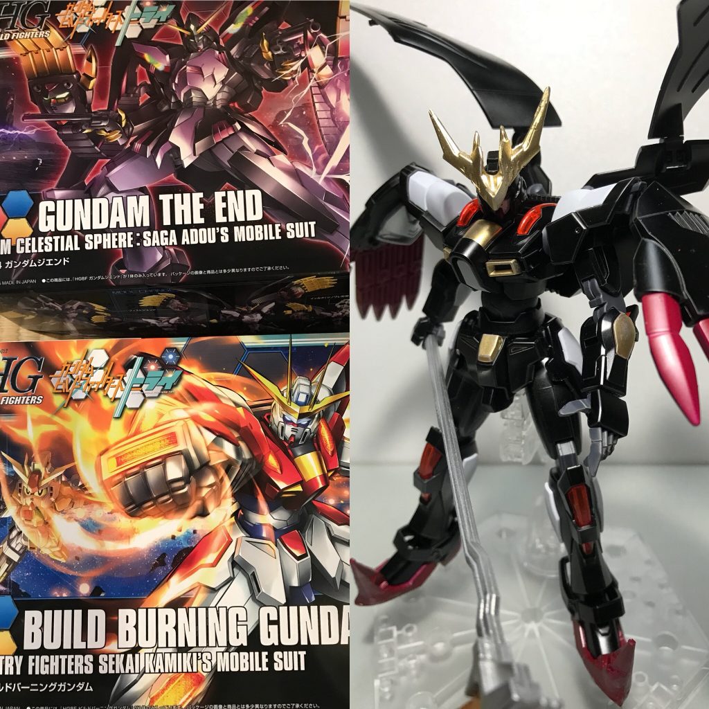 元々ジエンドだけでデスサイズに仕立てようと思いましたが、本体がイメージと違ったためミキシングに変更。