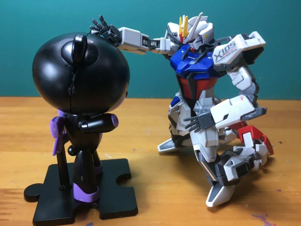 「いい子にしてたかい？ケンカとかしてない？」
「うん、きょうもみんなとあそんだよ。」