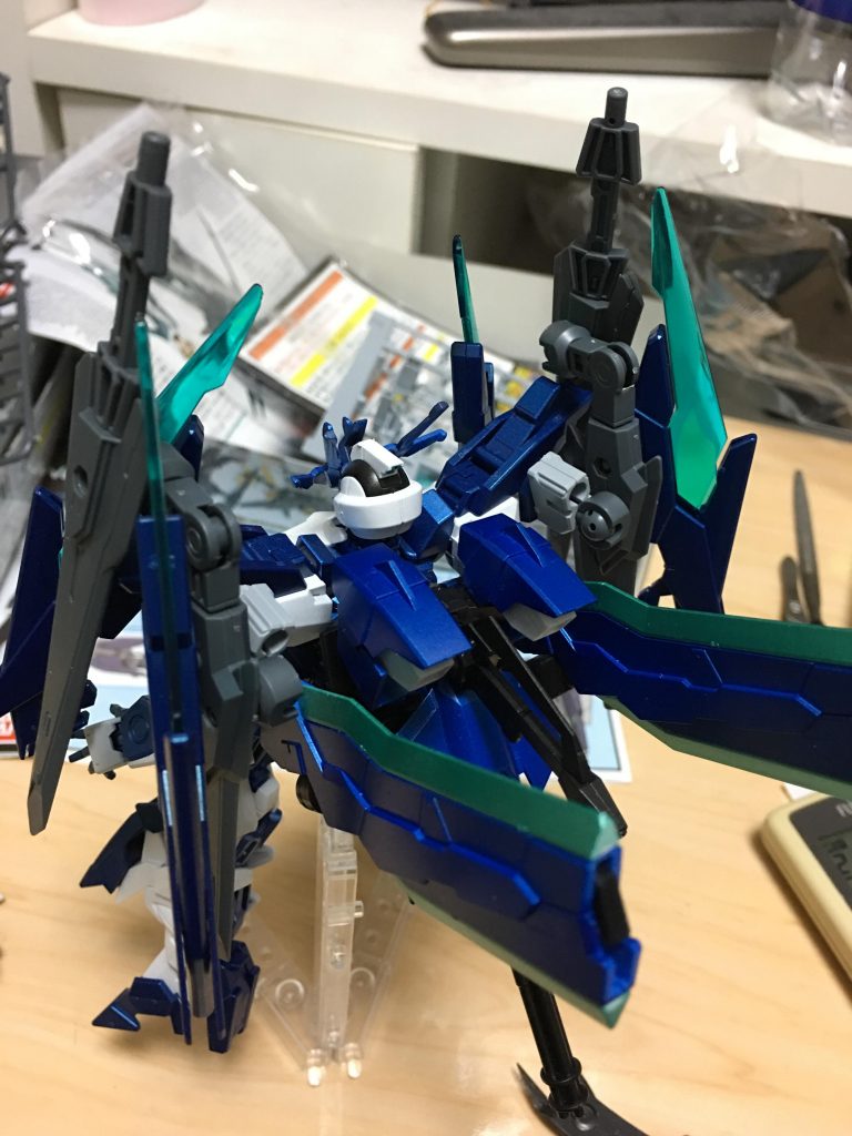 塗装後にバインダーガンを追加しました。