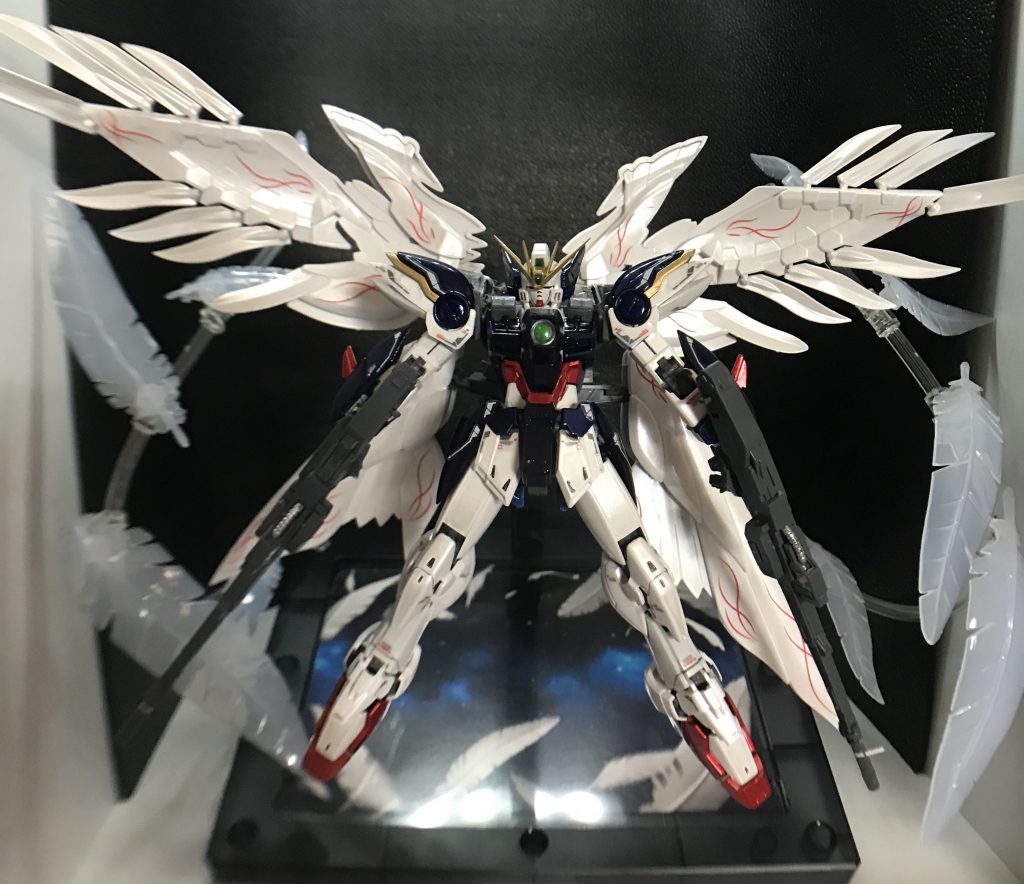 RG ウイングガンダムゼロ EW パール&メタリック塗装+拡張エフェクトユニット–8枚目/制作者:モルガナ