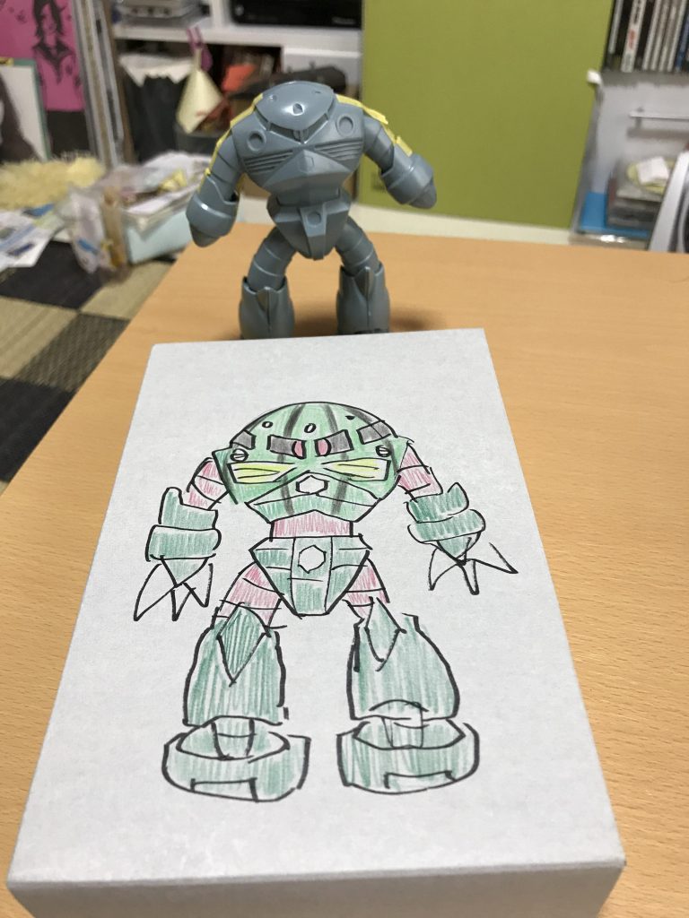 こんな感じで塗ろうかのー