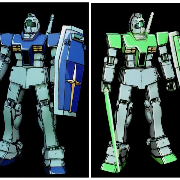 HGUCジム カラーバリエーション イラスト風塗装