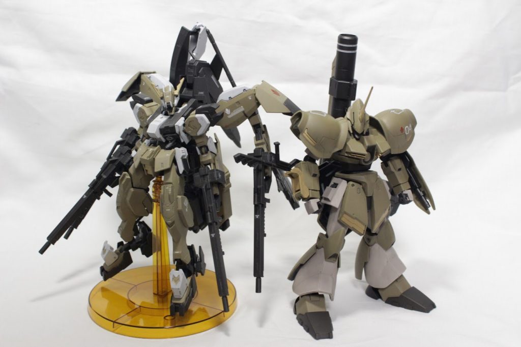 塗装は自分の過去作のグシオンリベイクフルシティをイメージして近い色に仕上げています。