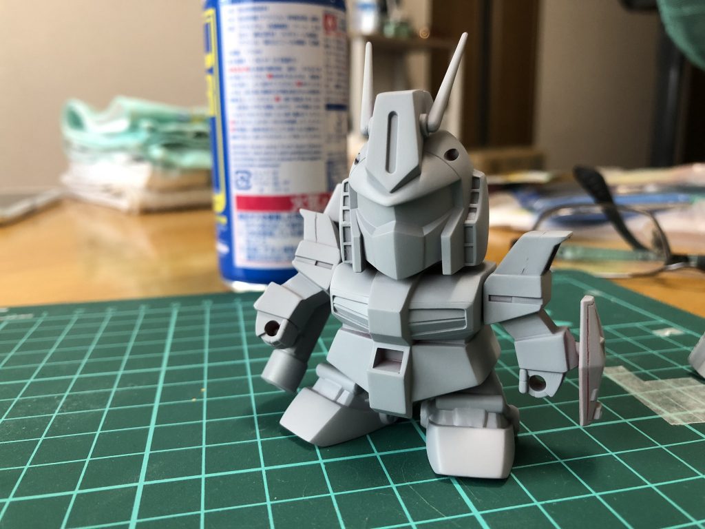 合わせ目消ししてサフでリセット(*´ω`*)