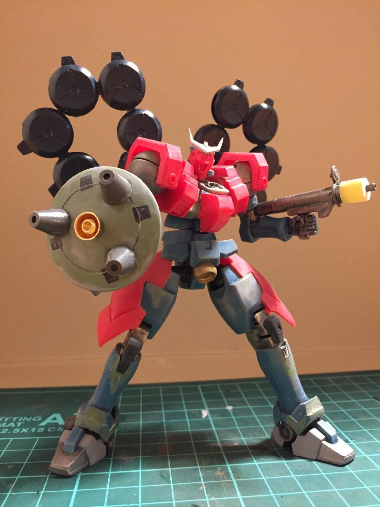 太腿は前後反対にしてあります