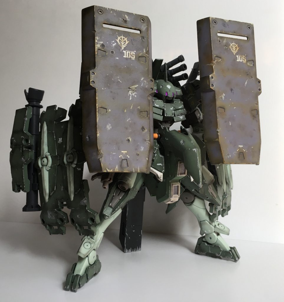 可動式のシールドはサビ表現も入れてみました( ˇωˇ )