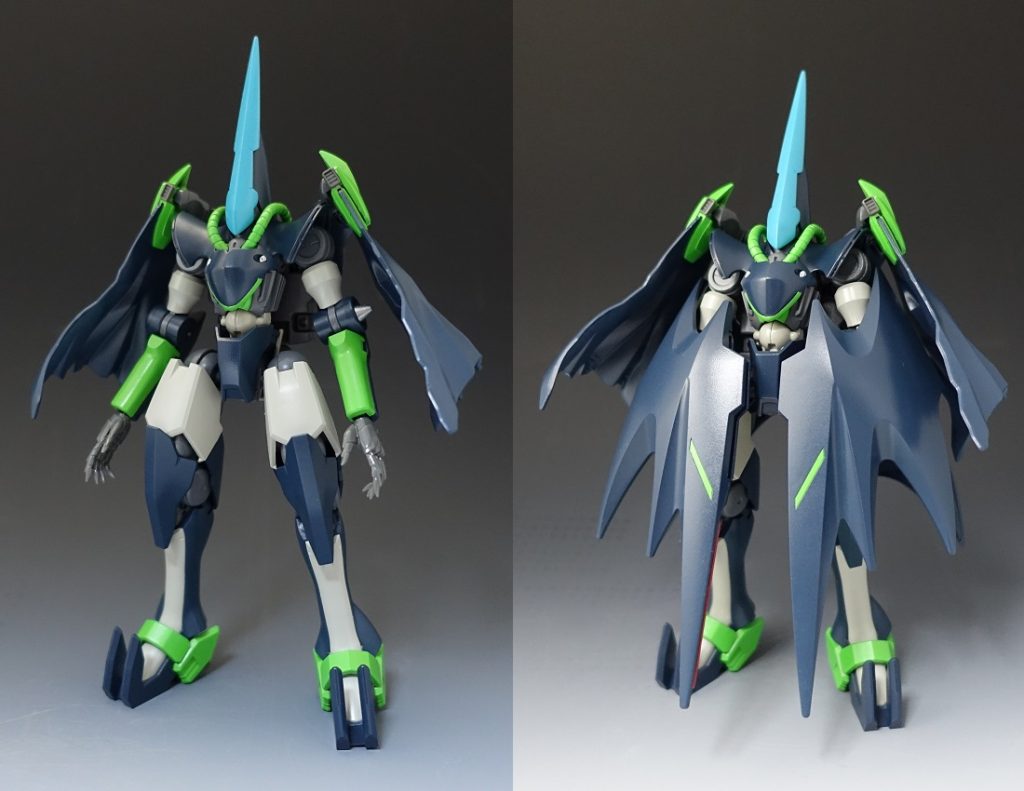 機動性重視で軽装のナイト、クロークを纏った重装のナイトリーパー。