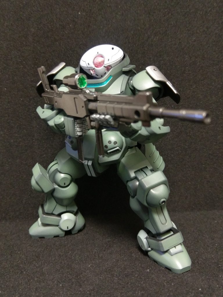 ライフルのスコープにはレンズを付けてます!